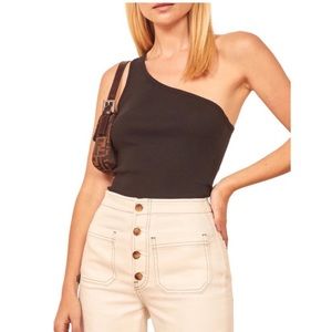 One shoulder Reformation tank